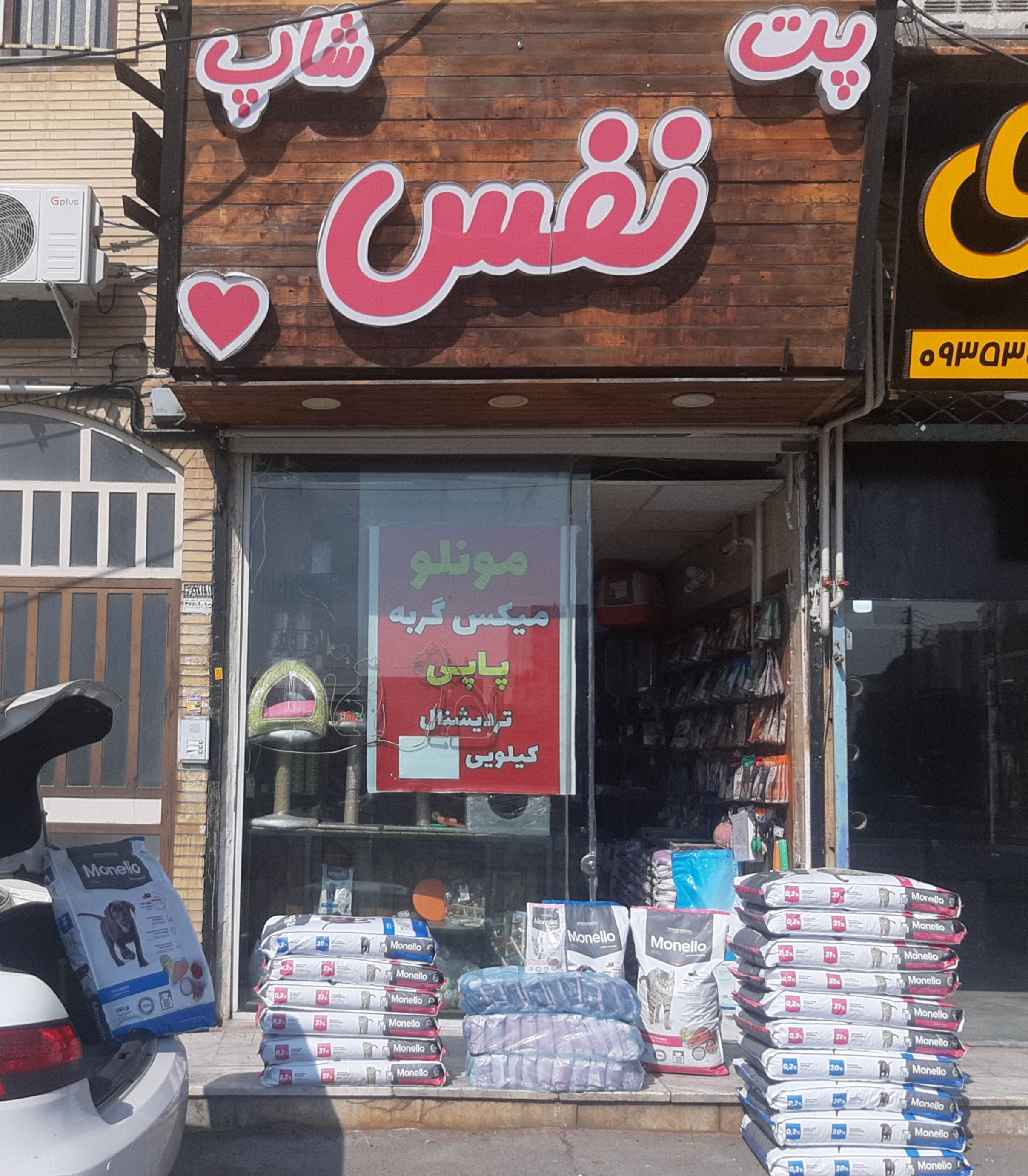 غذای گربه مونلو